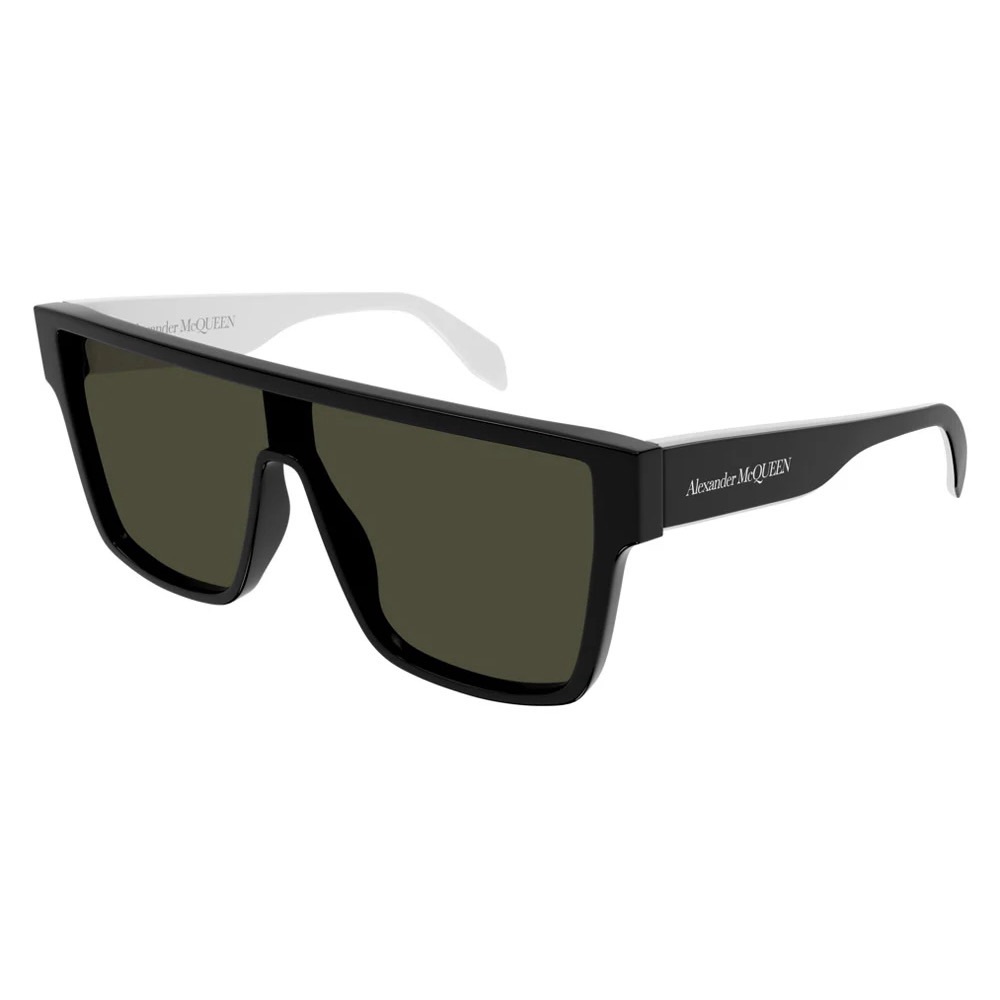 NWT Alexander McQueen Black Flat Top Oversized Sunglasses
